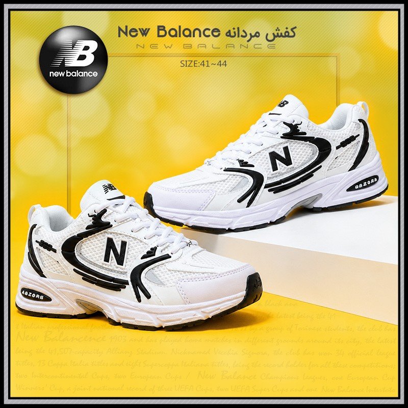 🔥 بمب سبکی و شیکی! کفش مردانه New Balance (سایز ۴۱ تا ۴۴) - هم پیاده‌روی، هم باشگاه