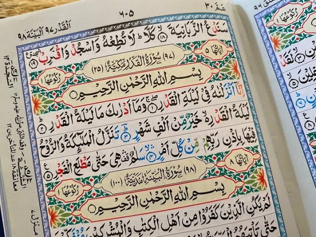 فهرست قرائت مفهومی قرآن کریم بر اساس ترتیب نزول سوره ها