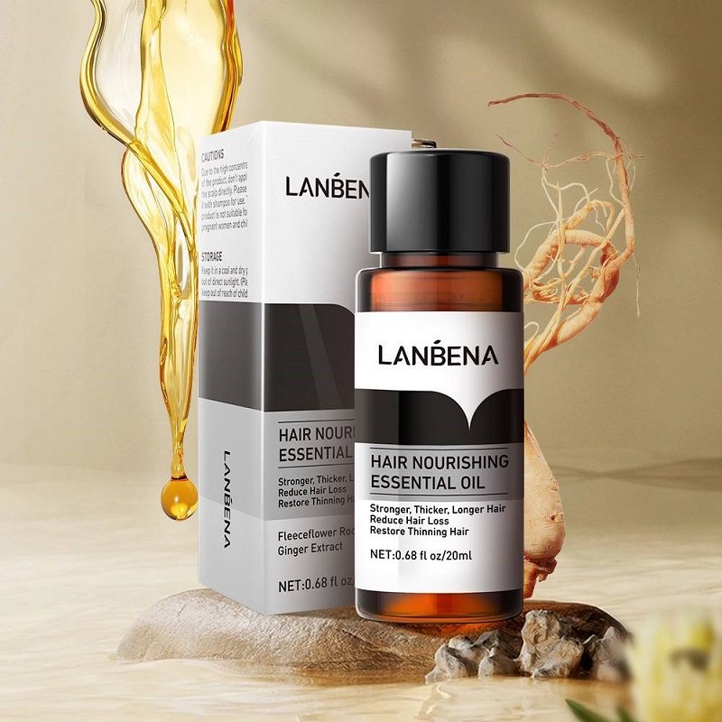 خرید پستی روغن رشد مو و ریش لانبنا LANBENA