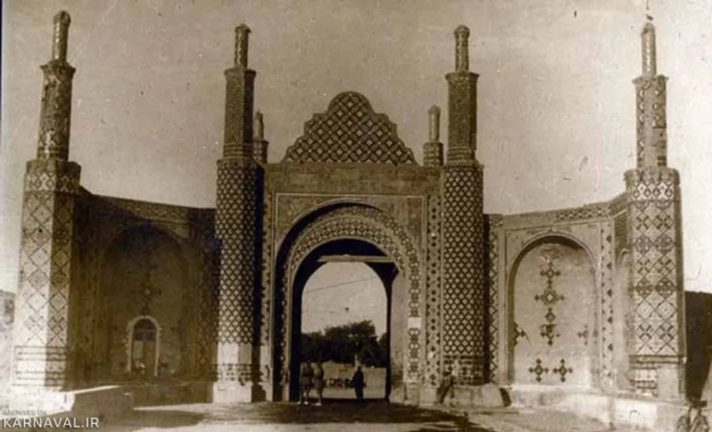 تصویر قدیمی دروازه شیمران - تهران