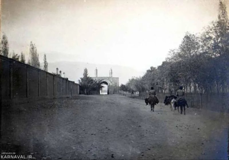 تصویر قدیمی دروازه یوسف آباد - تهران