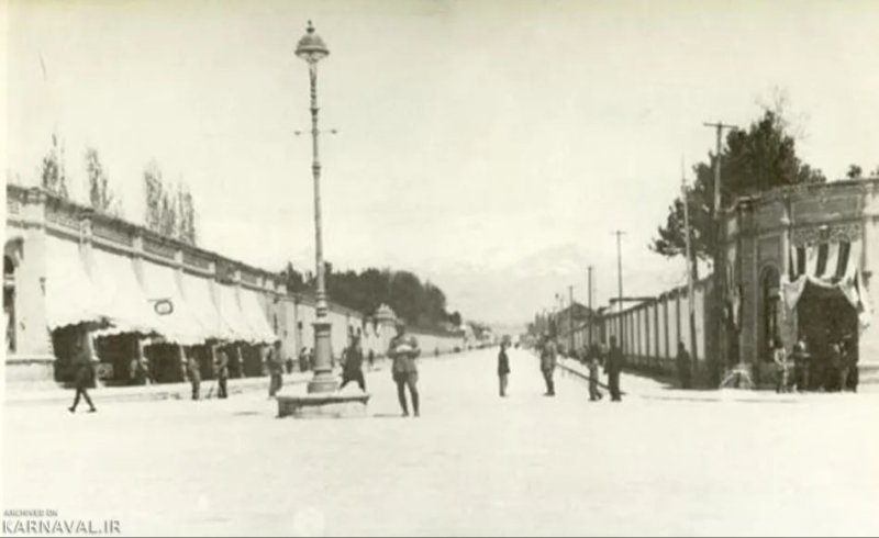 عکس قدیم خیابان امیریه - تهران