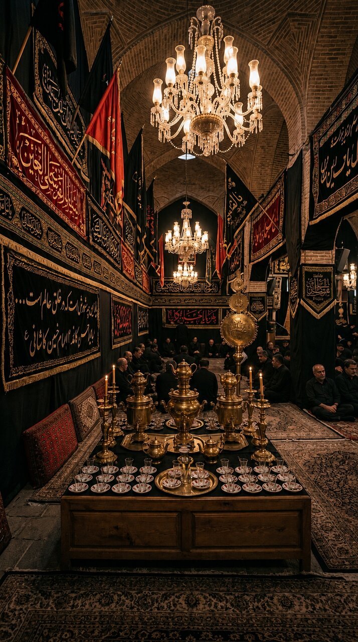 هنر ایرانی ، نماد عزاخانه های تهران قدیم