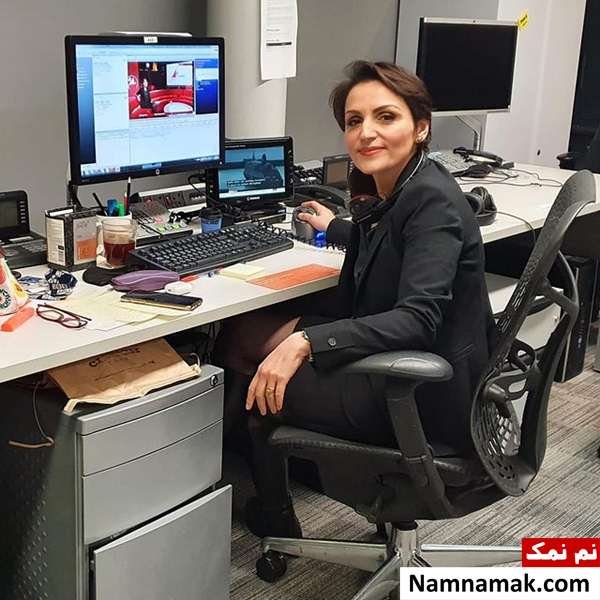 فرناز قاضی زاده مجری بی بی سی فارسی