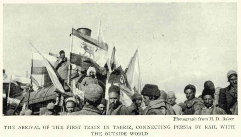 ورود نخستین قطار به تبریز (Tabriz)