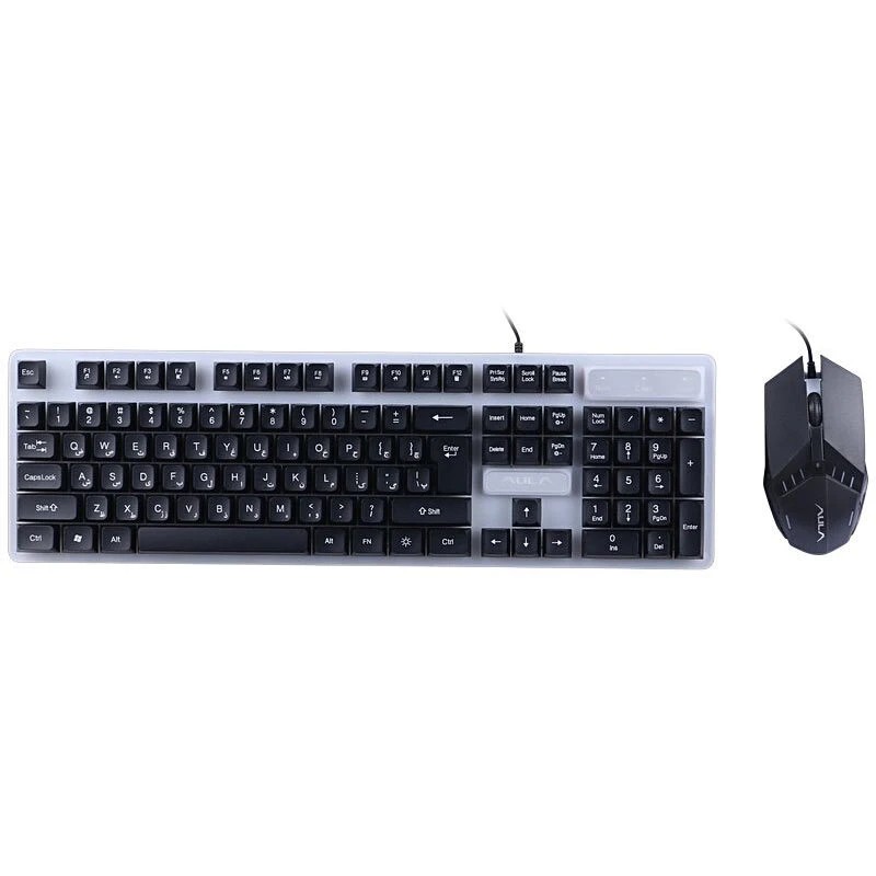 سِت موس و کیبورد گیمینگ آئولا مدل F3061 - 418