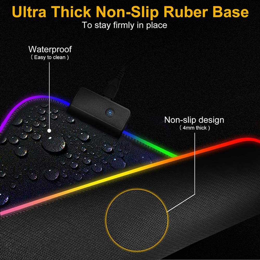 موس پد گیمینگ یوکام مدل RGB 80x30 - 429