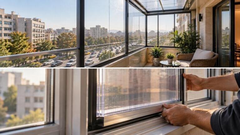 کاهش صدای خیابان با ورق پلی کربنات