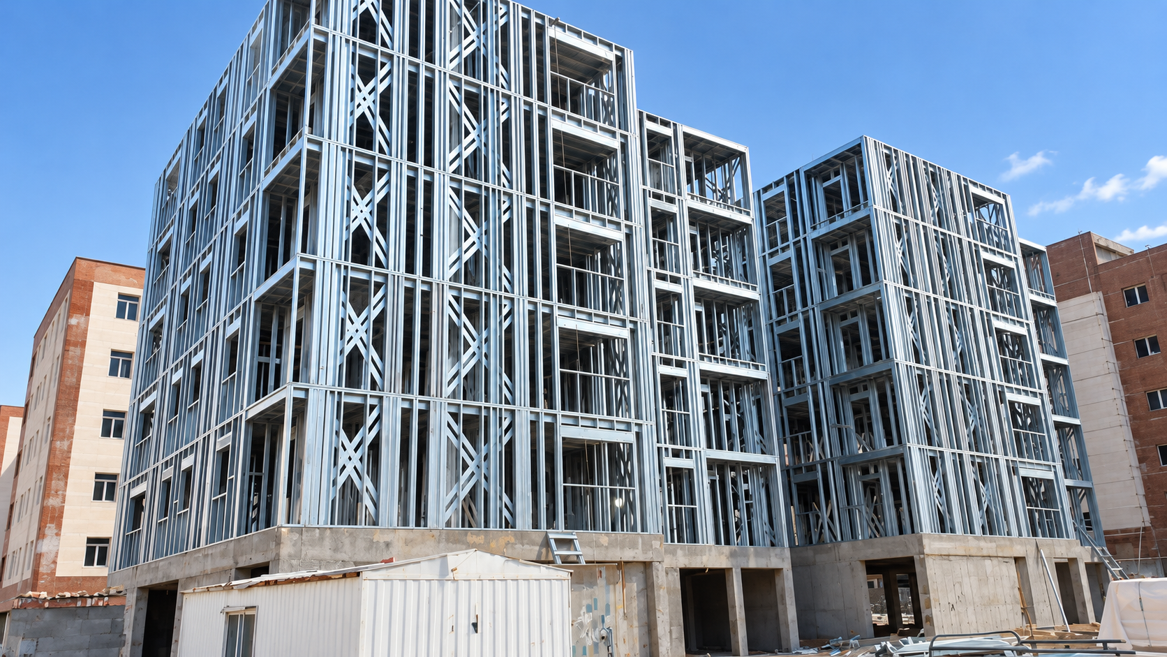 سیستم ساختمانی پودیوم LSF