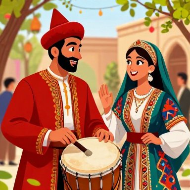 2 . داستان حاجی فیروز و عصمت .