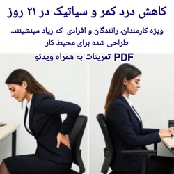 بسته جامع کاهش درد سیاتیک ویژه کارمندان و رانندگان در محل کار - 0