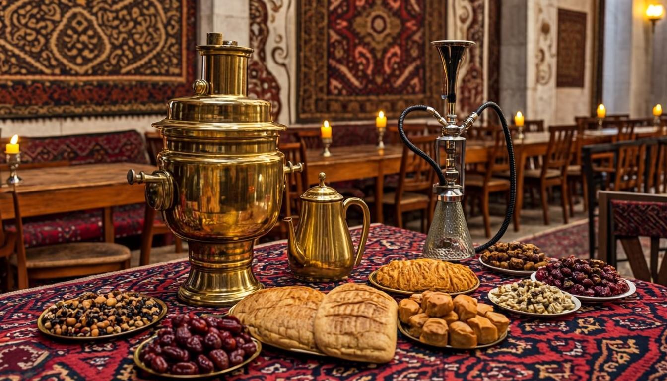 طراحی سایت چایخانه سنتی؛ قلیان و چای، با رزروی که تماس نمی‌خواهد
