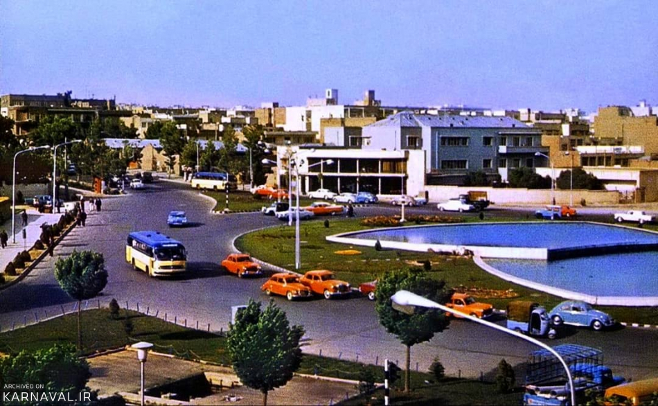 میدان ولیعصر از نمای دیگر دهه 40