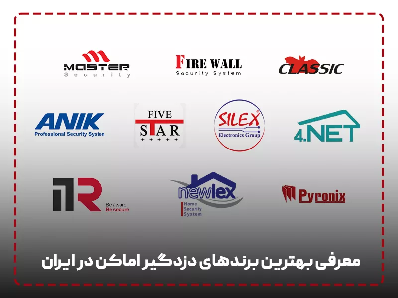بهترین برند های دزدگیر اماکن