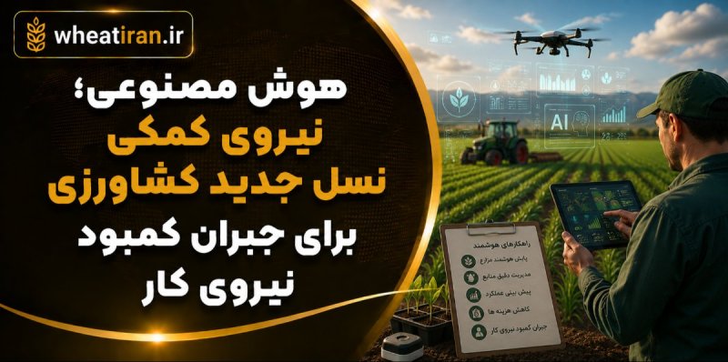هوش مصنوعی؛ نیروی کمکی نسل جدید کشاورزی برای جبران کمبود نیروی کار