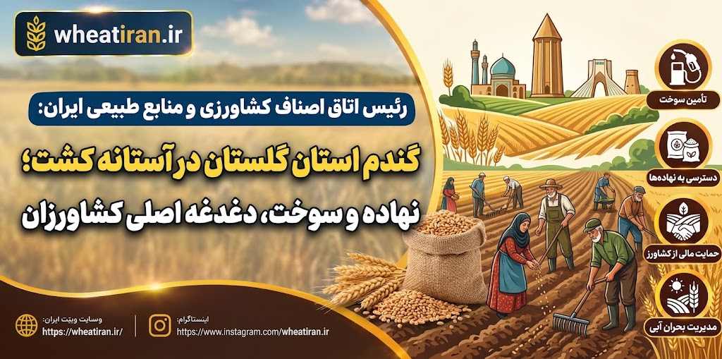 گندم گلستان در آستانه کشت؛ نهاده و سوخت، دغدغه اصلی کشاورزان